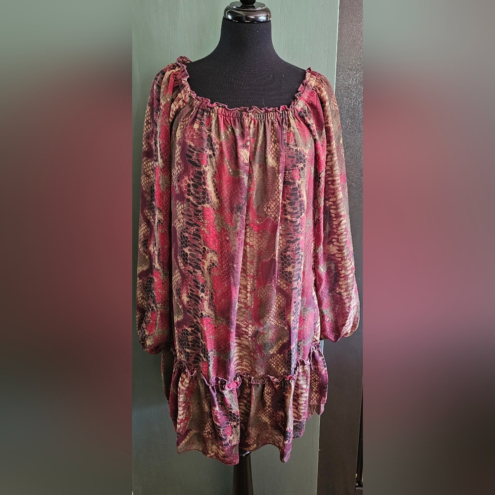 Snake Print Dress